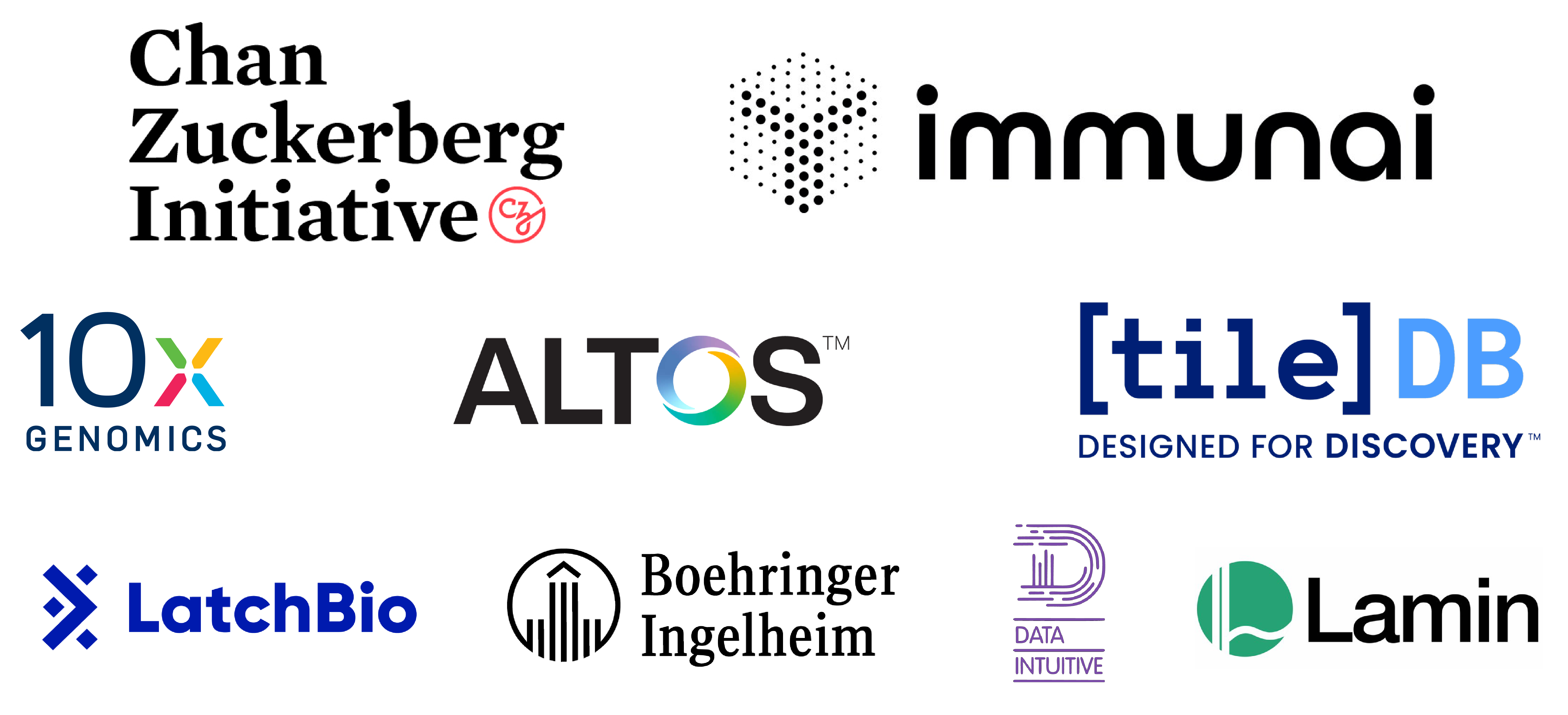 Logos of the conference sponsors